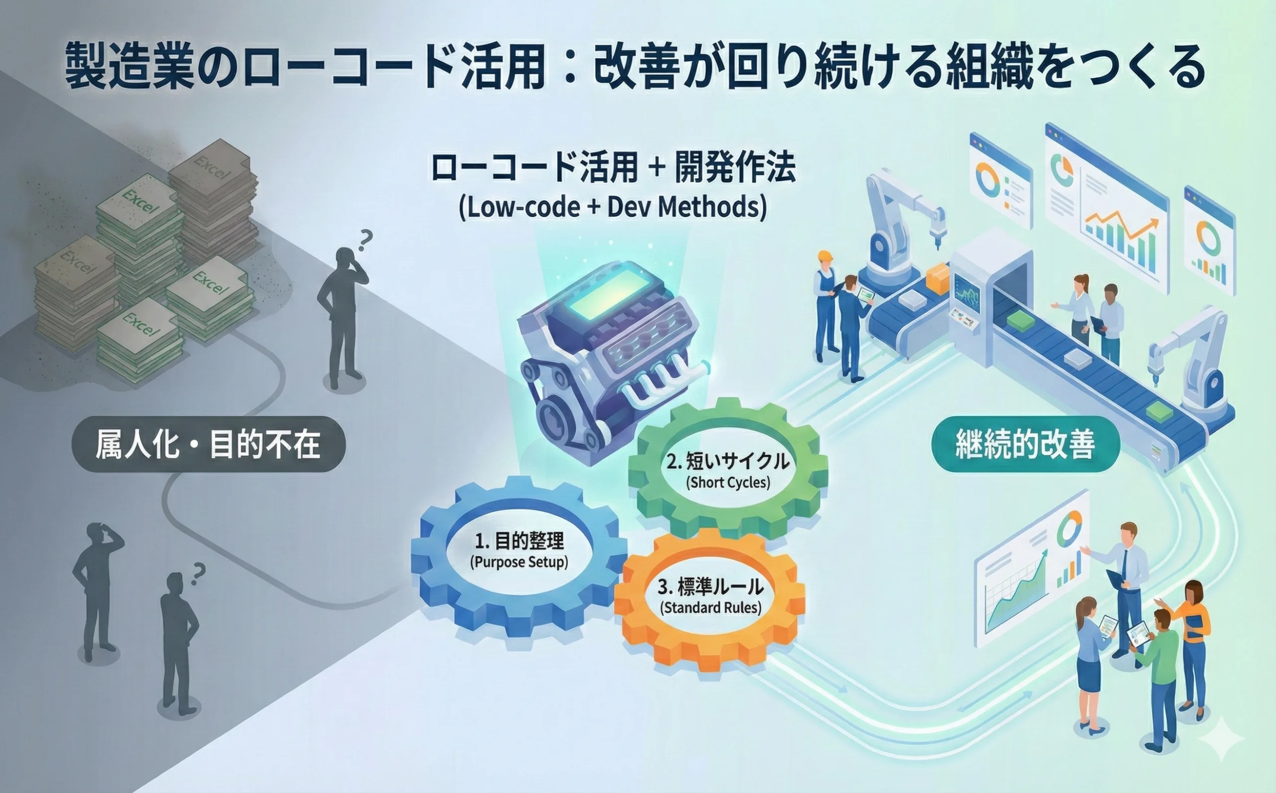 Excel文化・属人化・目的不在を越えて、改善が回り続ける組織