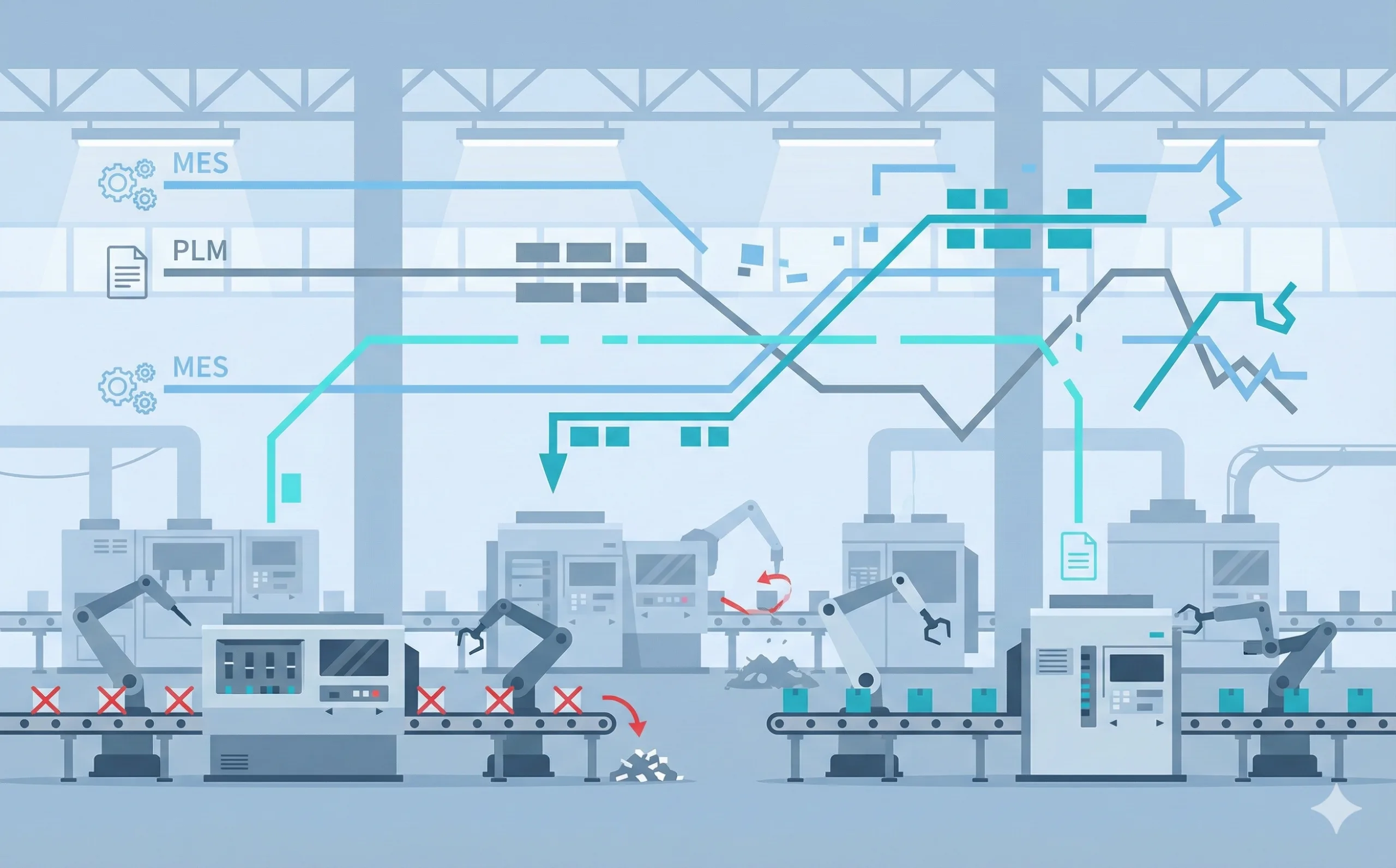 つながらないデータ